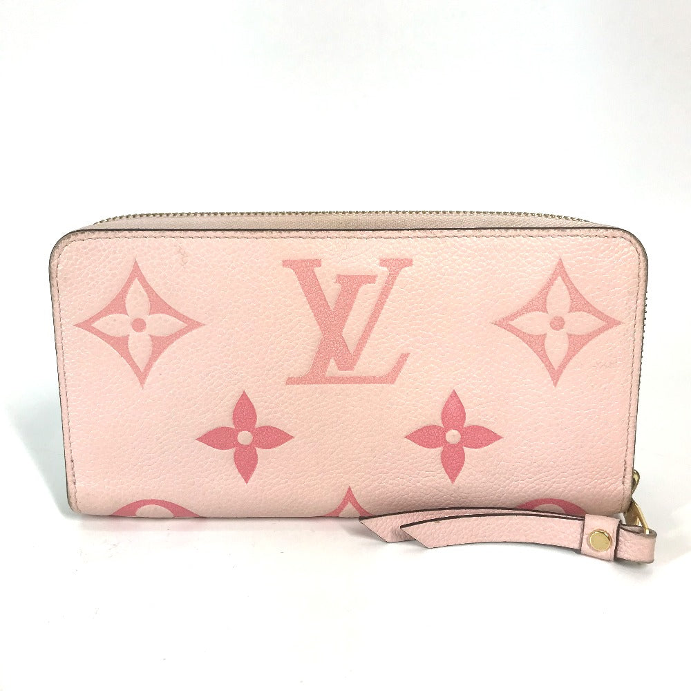 LOUIS VUITTON Long Wallet Purse M80403 Monogram Ann Platt Leather pink Monogram Empreinte by the Pool Zippy wallet mens