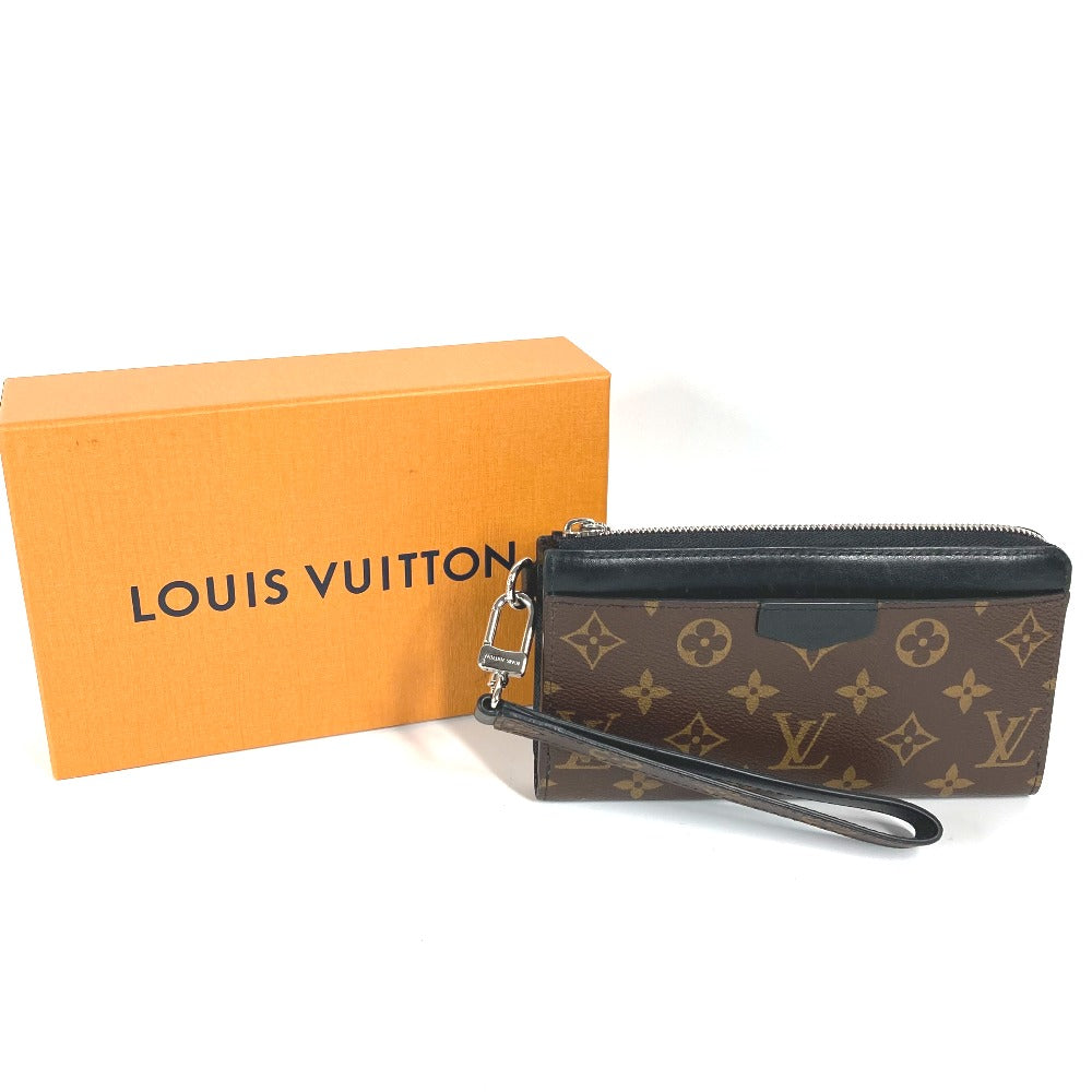 LOUIS VUITTON Long Wallet Purse M69407 Monogram macacer canvas Brown Monogram macacer Zippy Dragonne mens