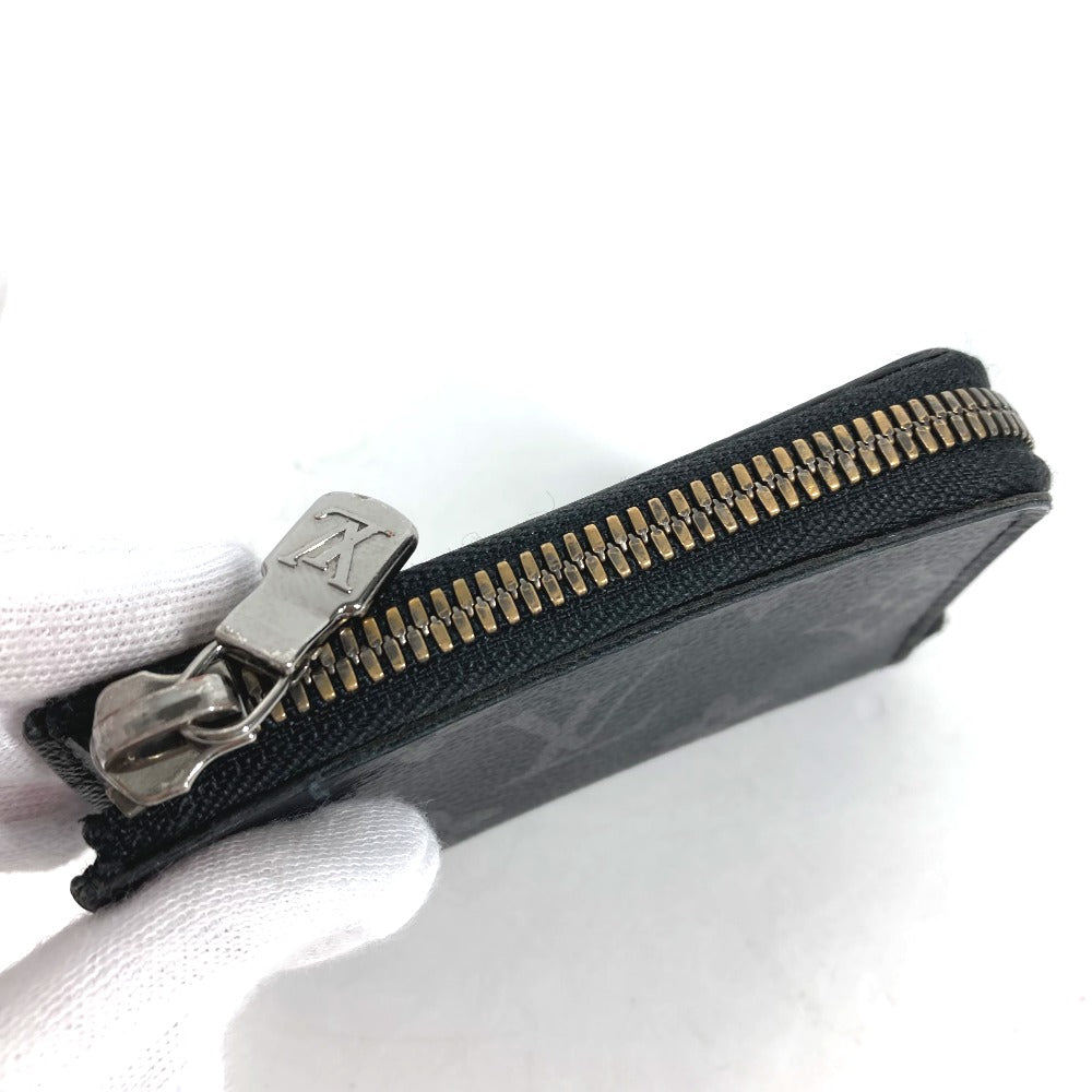 LOUIS VUITTON Coin case ?63536 Monogram Eclipse Canvas black Monogram Eclipse Portemone Jules