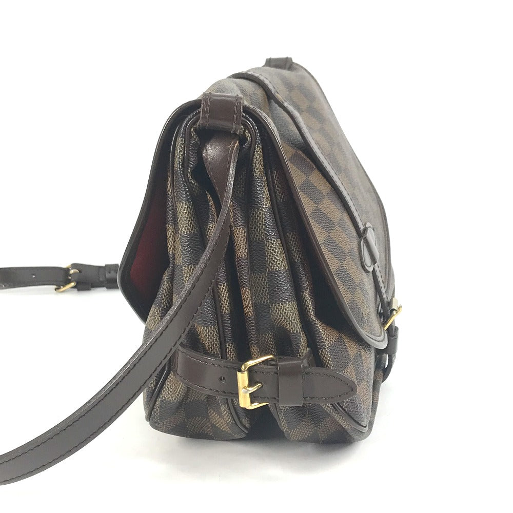 LOUIS VUITTON Shoulder Bag Damier canvas Brown Damier Saumur 30 Women