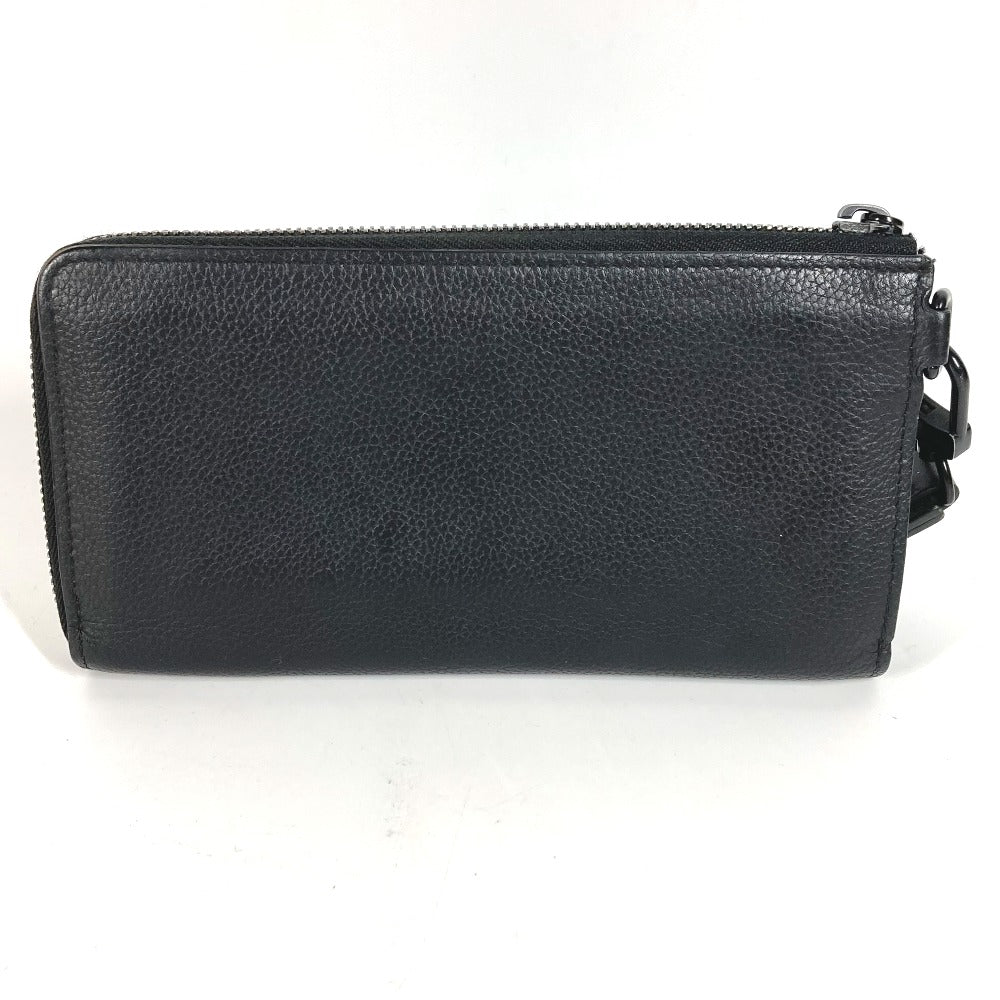 LOUIS VUITTON Long Wallet Purse M69831 Grain leather black Aerogram Zippy wallet mens
