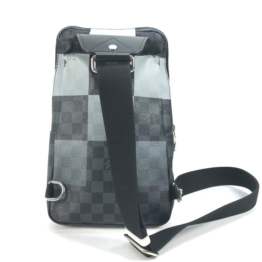 LOUIS VUITTON Sling bag Damier Graffit Giant Canvas black Damier Graphite Giant Avenue Slingback mens