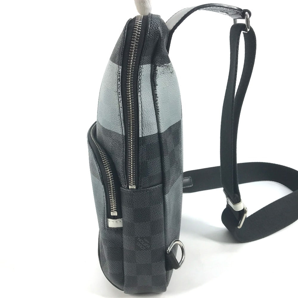 LOUIS VUITTON Sling bag Damier Graffit Giant Canvas black Damier Graphite Giant Avenue Slingback mens