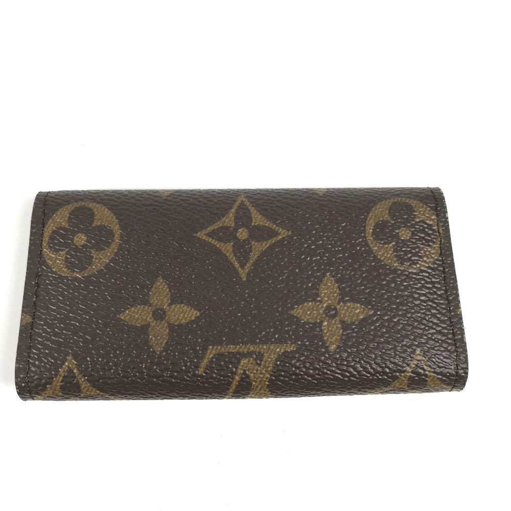 LOUIS VUITTON Key case Key holder Monogram canvas Brown Monogram Multicles 4 Women