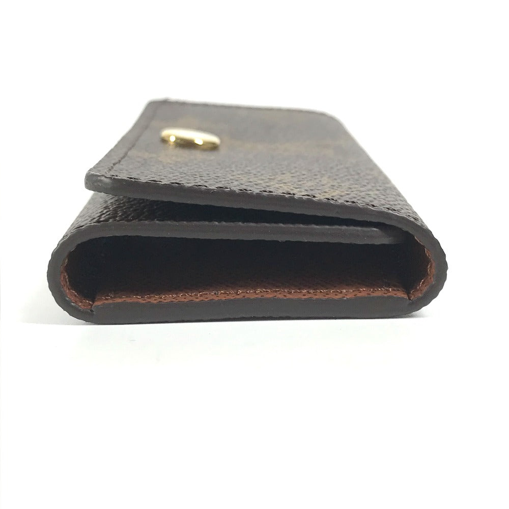 LOUIS VUITTON Key case Key holder Monogram canvas Brown Monogram Multicles 4 Women