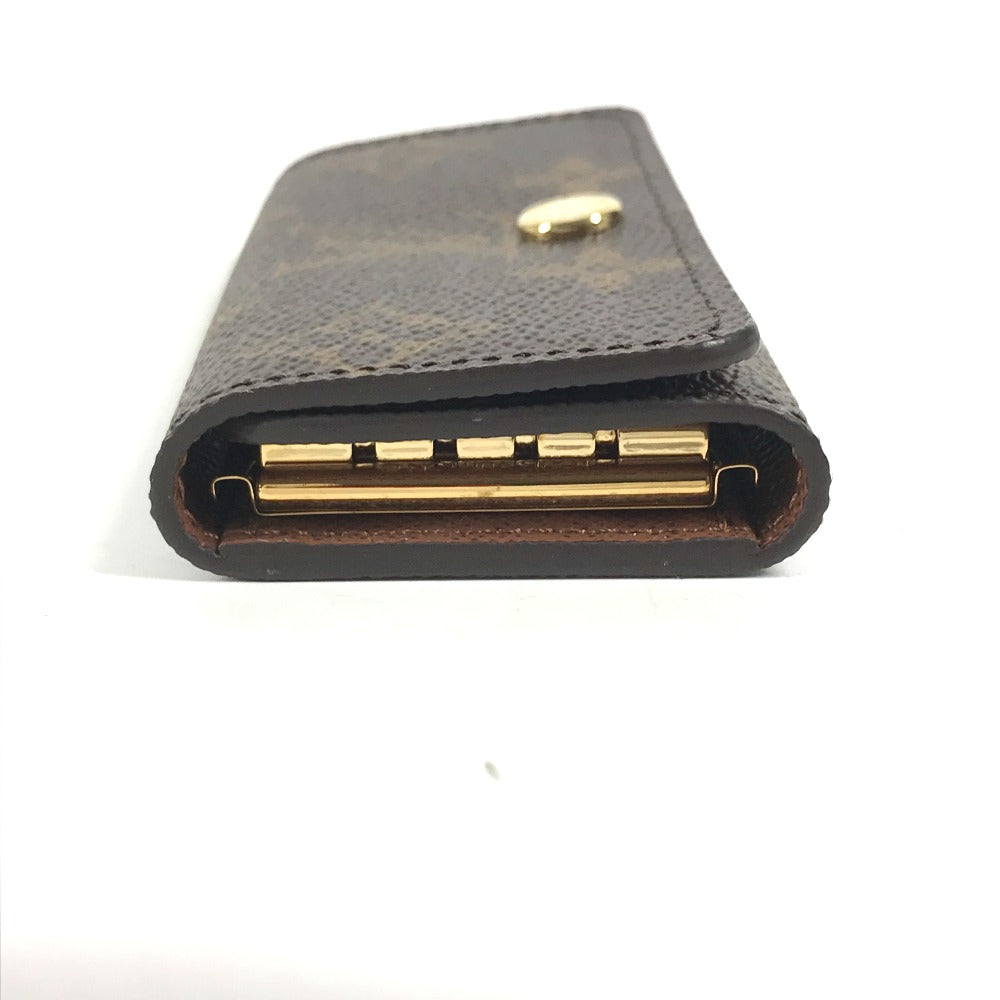 LOUIS VUITTON Key case Key holder Monogram canvas Brown Monogram Multicles 4 Women