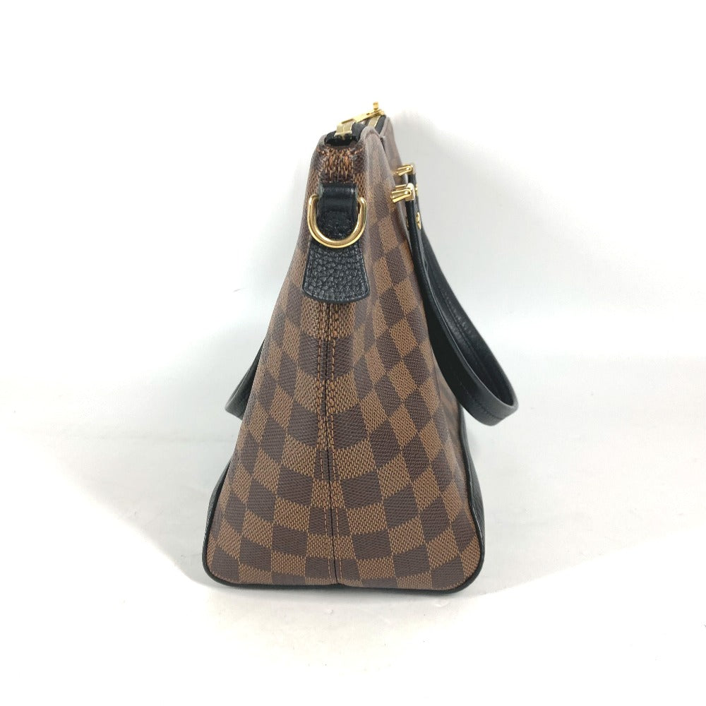 LOUIS VUITTON Shoulder Bag Damier canvas Brown Damier Hyde Park Women