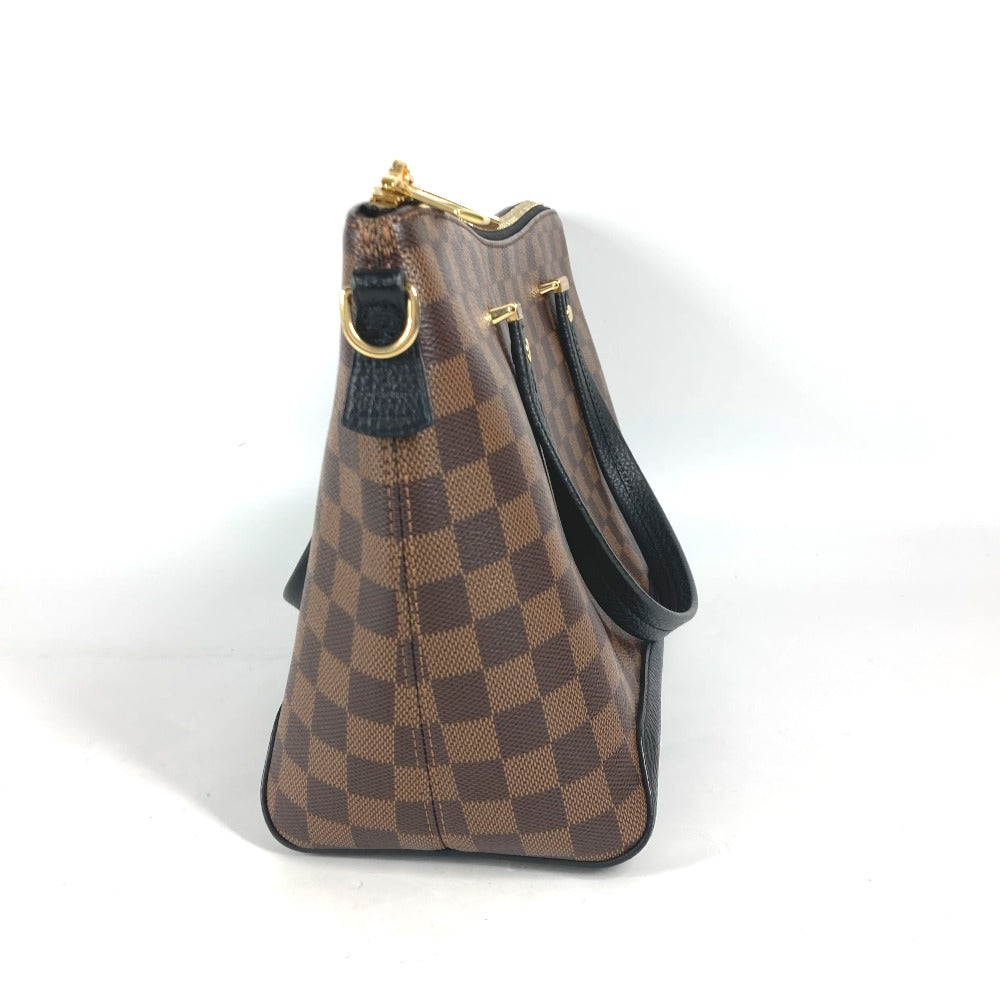 LOUIS VUITTON Shoulder Bag Damier canvas Brown Damier Hyde Park Women