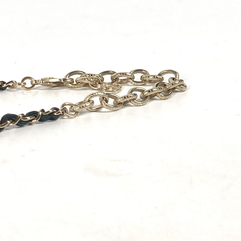 CHANEL Necklace AB9152 metal black A22 CC COCO Mark Rhinestone Choker