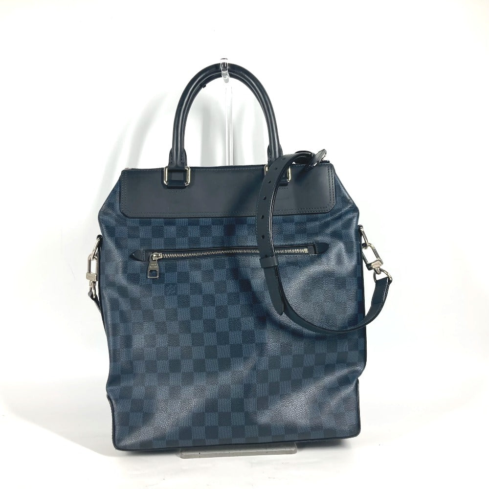 LOUIS VUITTON Shoulder Bag Damier Cobalt Canvas Navy Damier Cobalt Greenwich mens