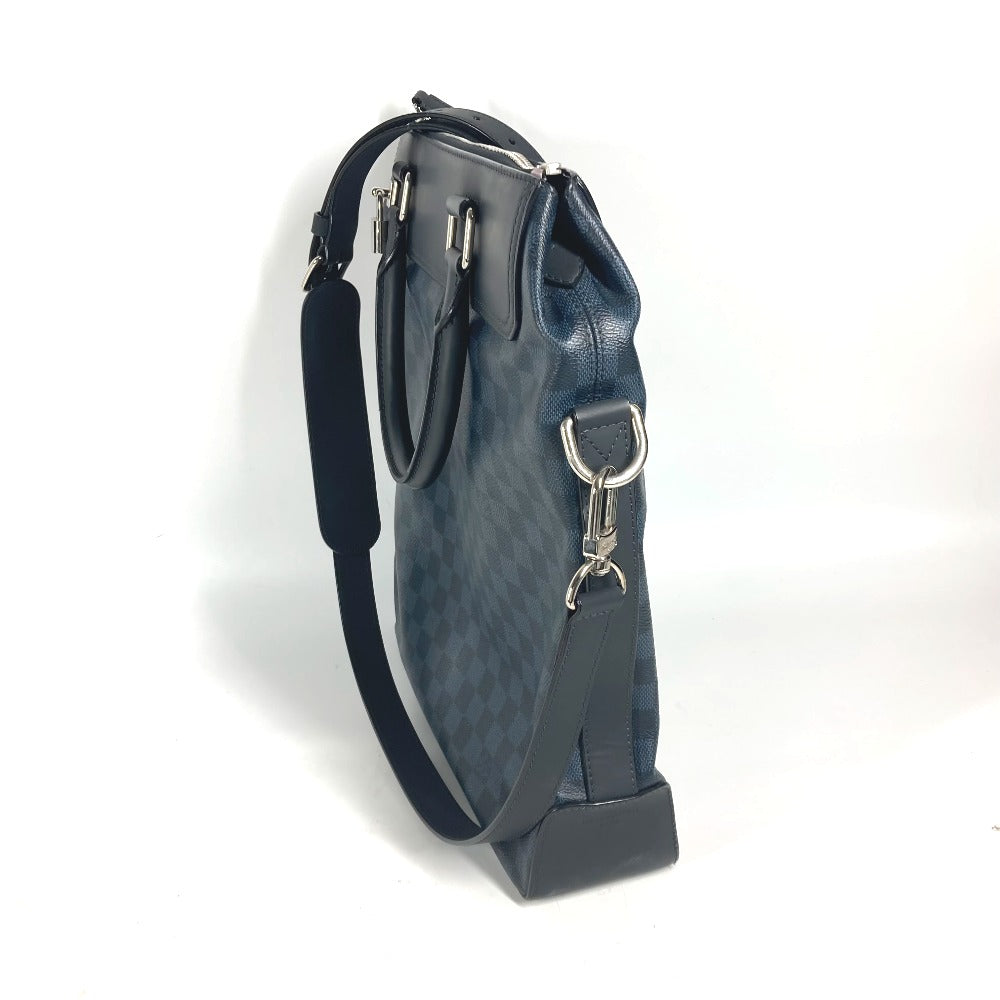 LOUIS VUITTON Shoulder Bag Damier Cobalt Canvas Navy Damier Cobalt Greenwich mens