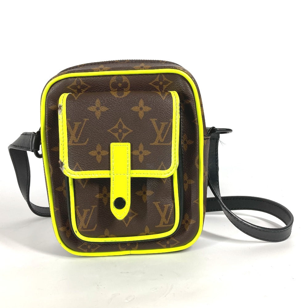 LOUIS VUITTON Shoulder Bag M80793 Monogram canvas Brown Monogram macacer Christopher Wearable Wallet mens