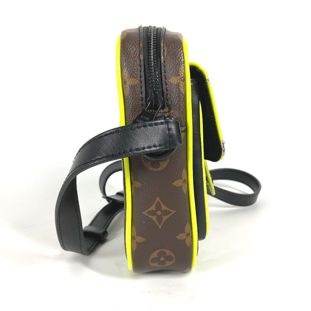 LOUIS VUITTON Shoulder Bag M80793 Monogram canvas Brown Monogram macacer Christopher Wearable Wallet mens