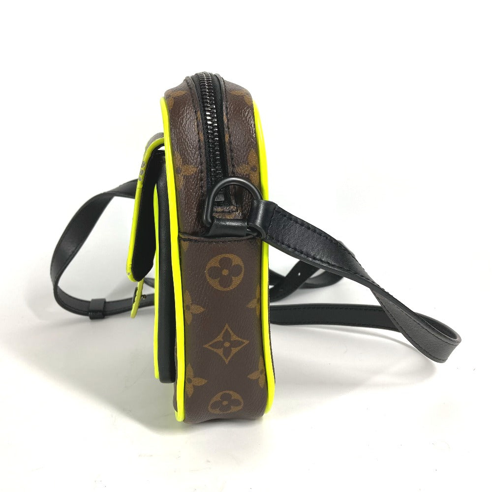 LOUIS VUITTON Shoulder Bag M80793 Monogram canvas Brown Monogram macacer Christopher Wearable Wallet mens