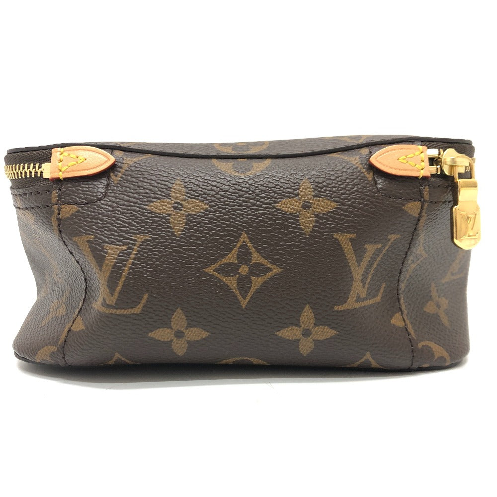 LOUIS VUITTON Cosmetics Pouch M43688 Monogram canvas Brown Monogram Cube de Langemont PM Women