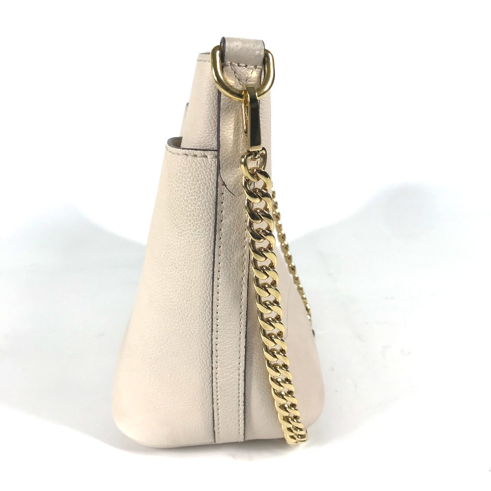 LOUIS VUITTON Shoulder Bag Grain Calfskin Leather Ivory Rock Me Rock & Walk Women