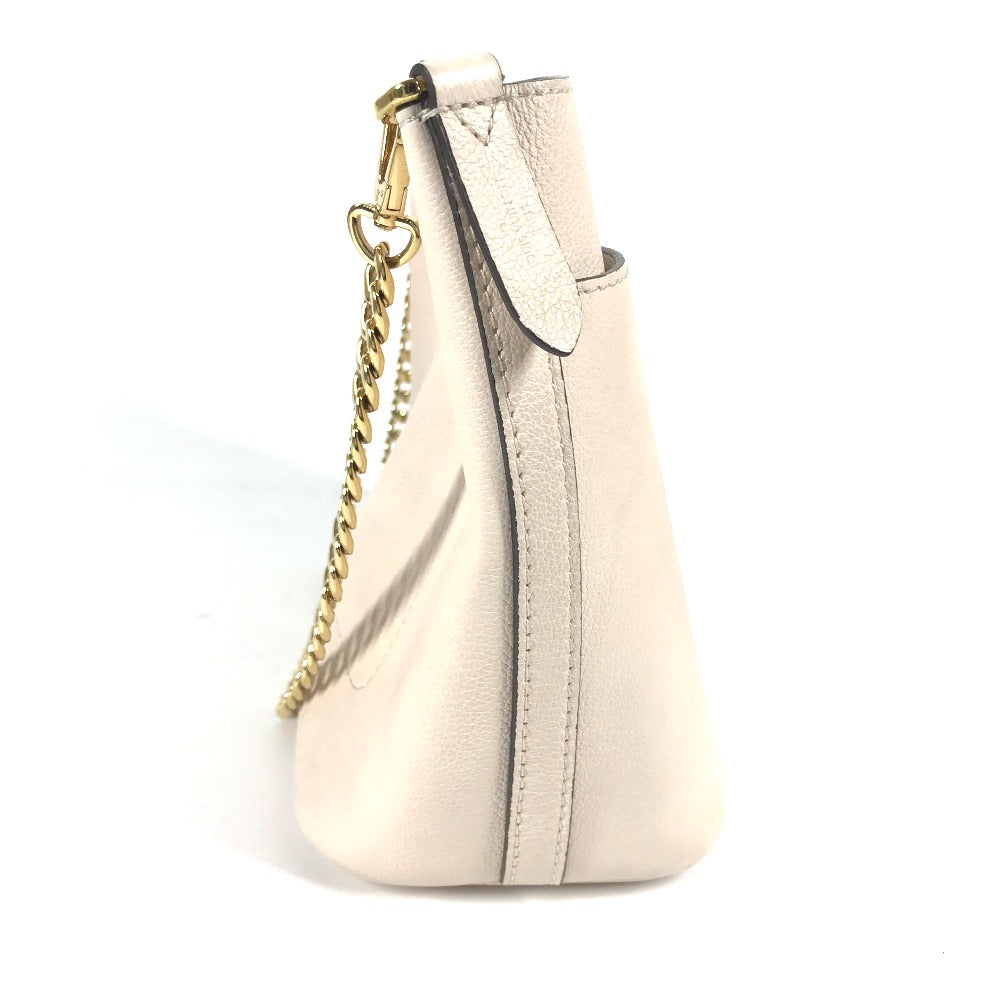 LOUIS VUITTON Shoulder Bag Grain Calfskin Leather Ivory Rock Me Rock & Walk Women