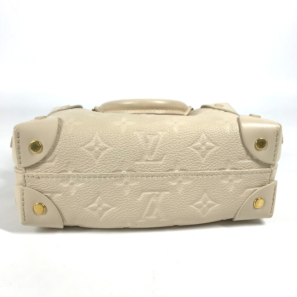 LOUIS VUITTON Shoulder Bag Monogram Ann Platt Leather white Monogram Ann Platt Petite Malle Souple Women