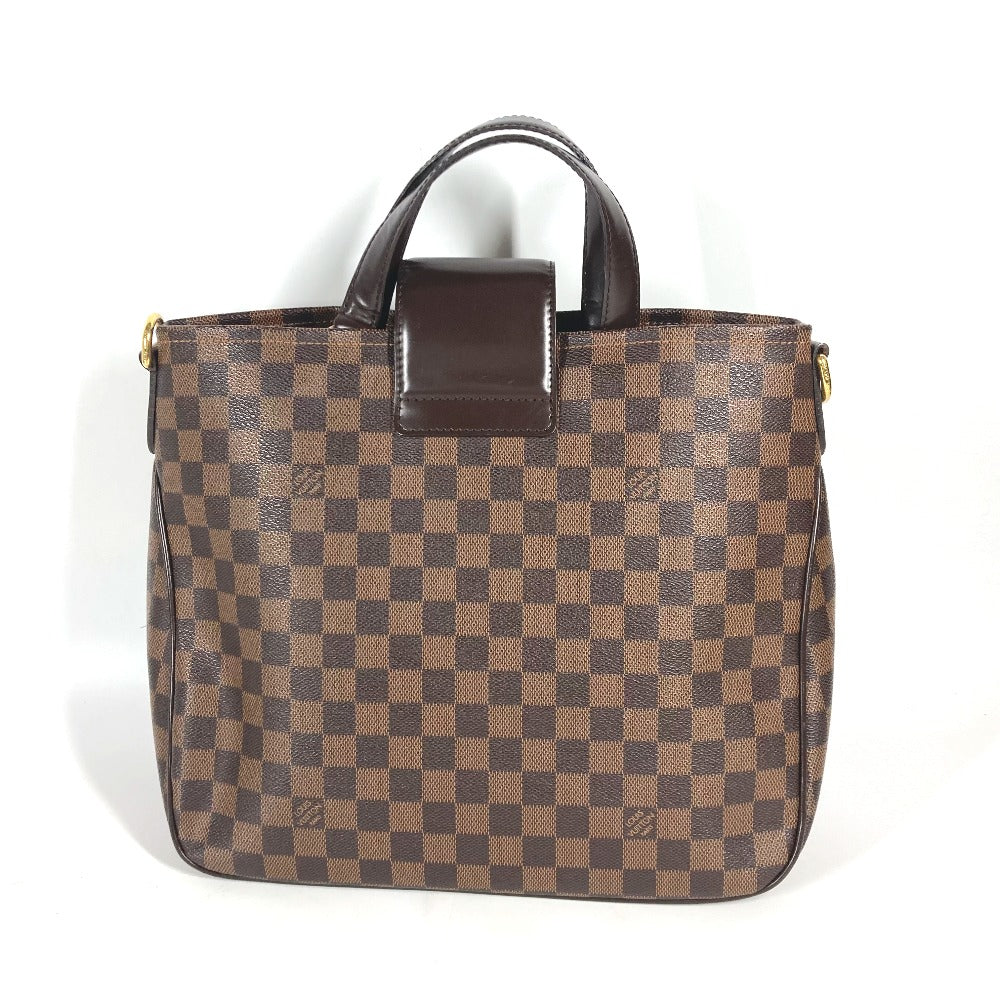 LOUIS VUITTON Tote Bag Damier canvas Brown Damier Hippopotamus roseberry Women