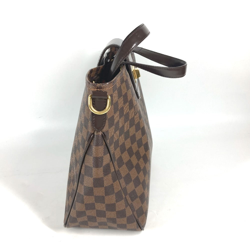 LOUIS VUITTON Tote Bag Damier canvas Brown Damier Hippopotamus roseberry Women