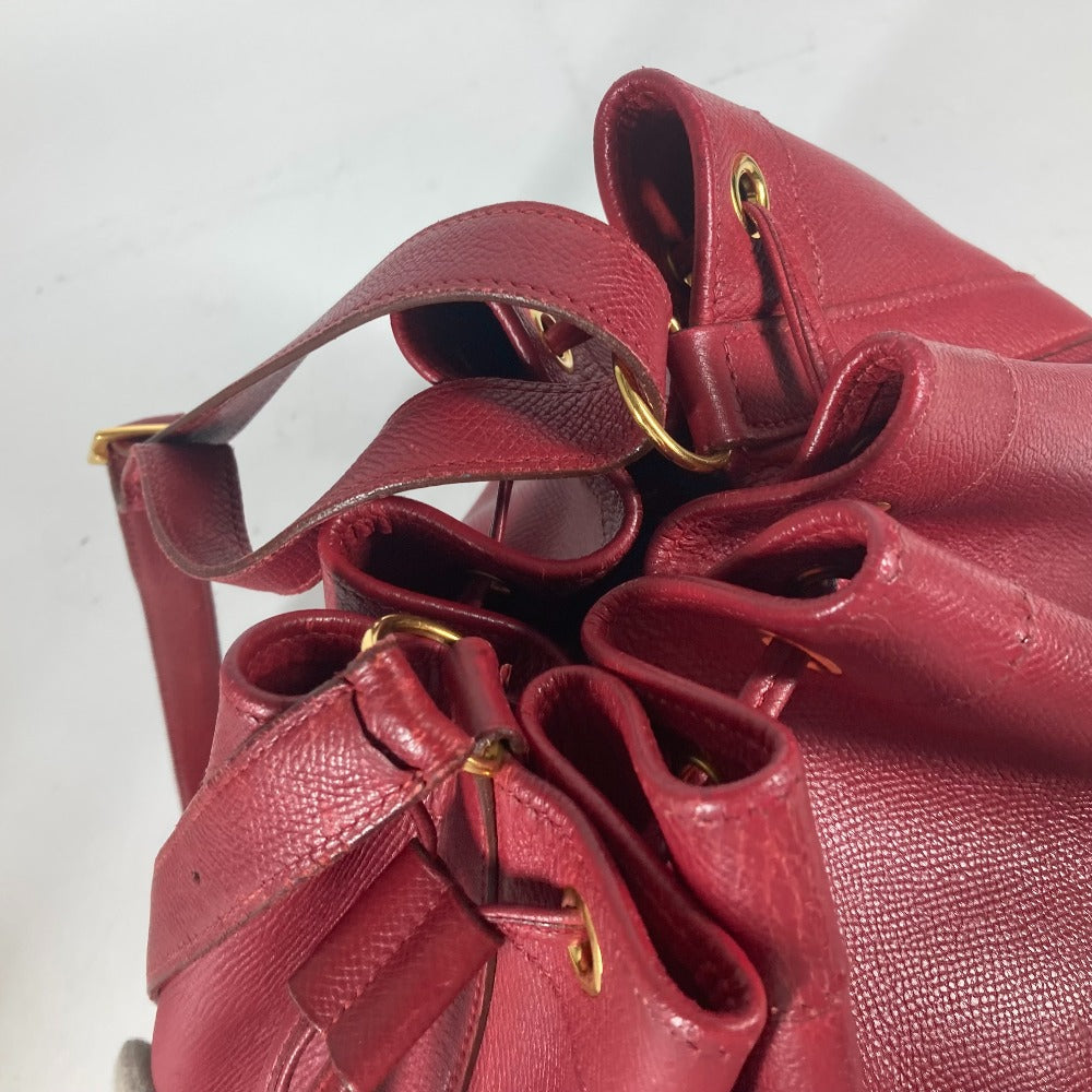 HERMES Shoulder Bag Courchevel Red Crossbody Market GM Women Used