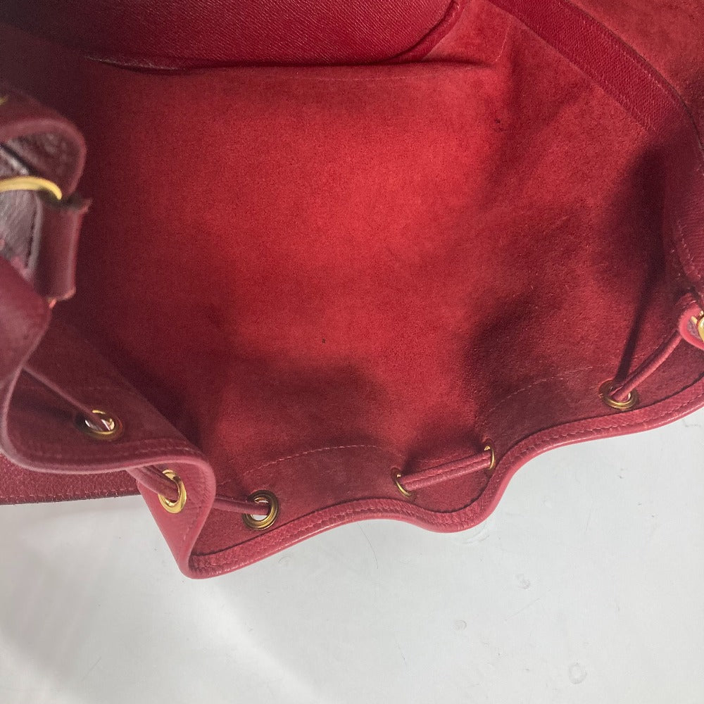 HERMES Shoulder Bag Courchevel Red Crossbody Market GM Women Used