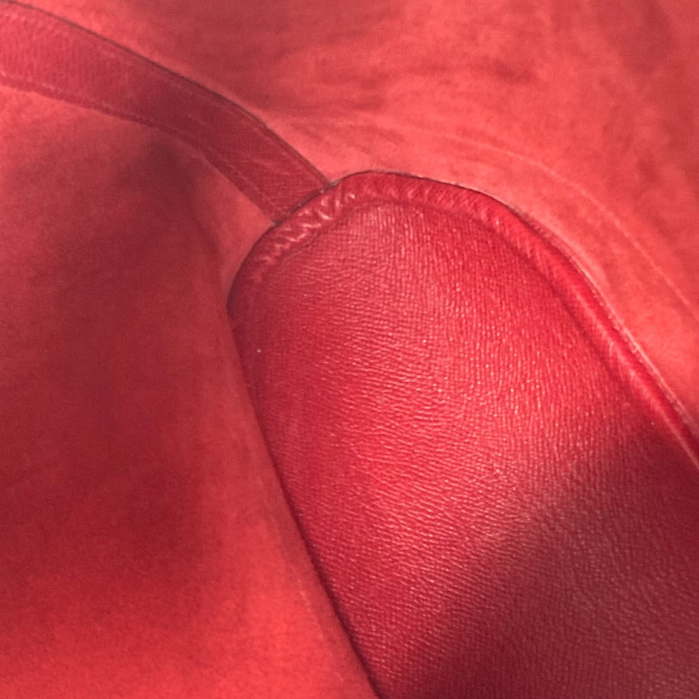 HERMES Shoulder Bag Courchevel Red Crossbody Market GM Women Used
