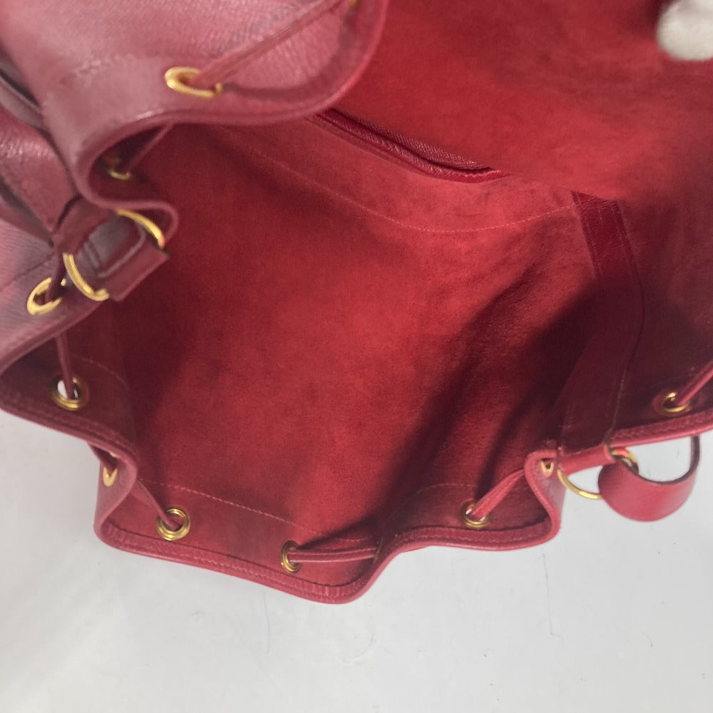 HERMES Shoulder Bag Courchevel Red Crossbody Market GM Women Used