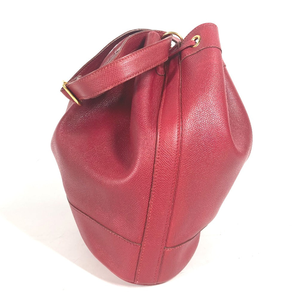 HERMES Shoulder Bag Courchevel Red Crossbody Market GM Women Used