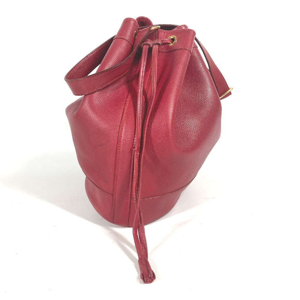HERMES Shoulder Bag Courchevel Red Crossbody Market GM Women Used