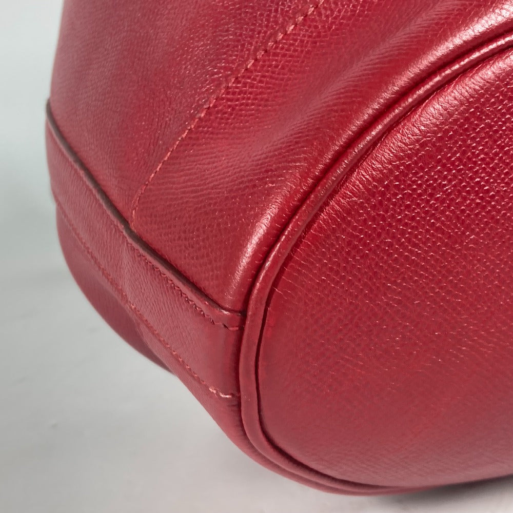 HERMES Shoulder Bag Courchevel Red Crossbody Market GM Women Used