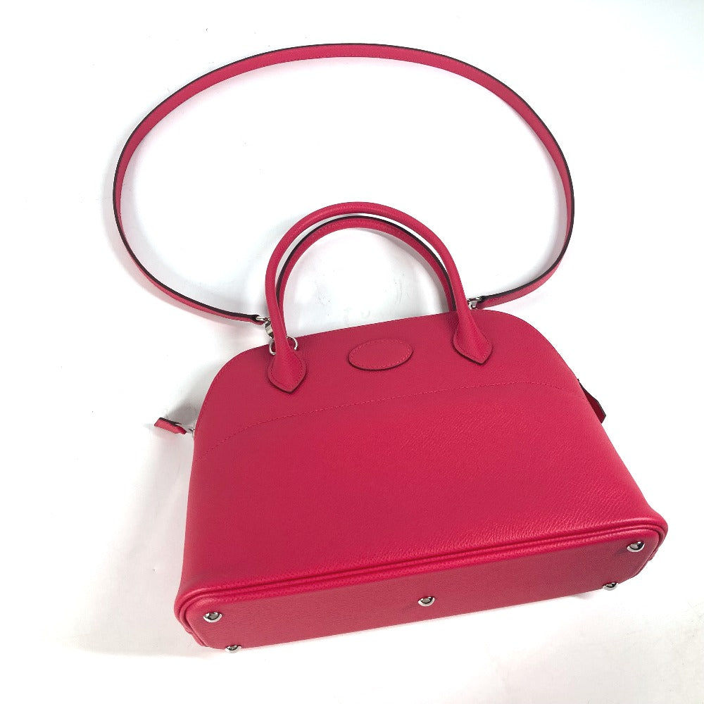 HERMES Handbag Epsom pink Crossbody Bored 27 Women Used
