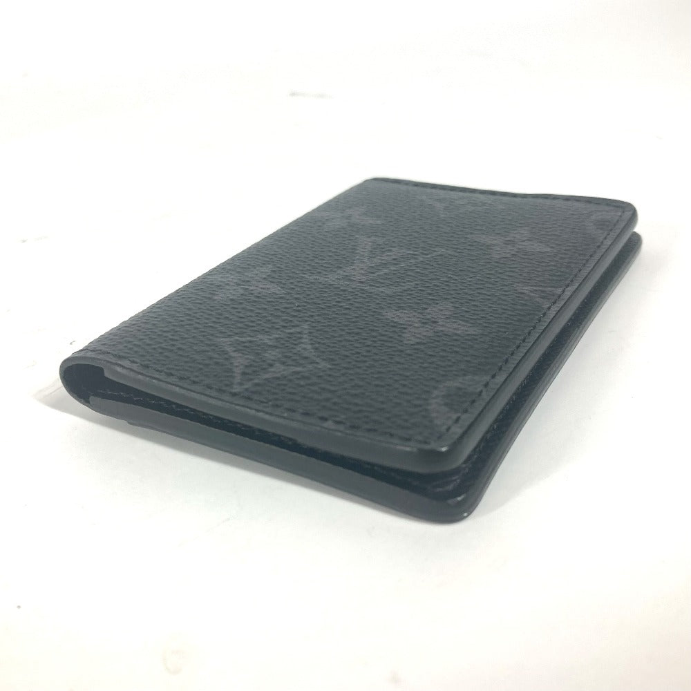 LOUIS VUITTON Card Case M61696 Monogram Eclipse Canvas black Monogram Eclipse Card Case Organizer de Poche unisex(Unisex)