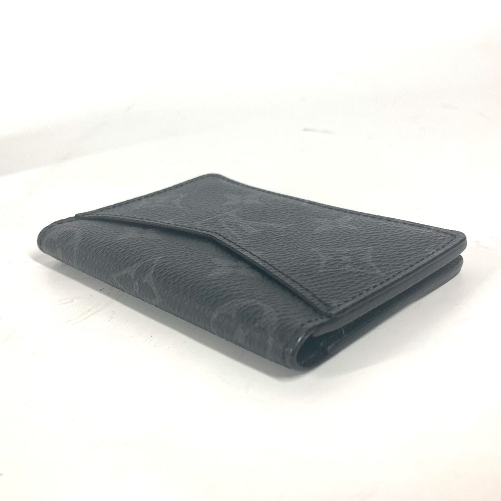 LOUIS VUITTON Card Case M61696 Monogram Eclipse Canvas black Monogram Eclipse Card Case Organizer de Poche unisex(Unisex)