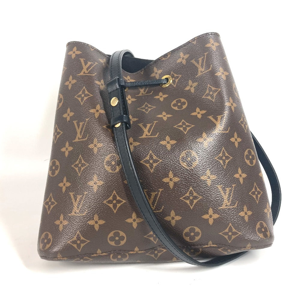 LOUIS VUITTON Shoulder Bag M44020 Monogram canvas black Monogram Neonoe Women