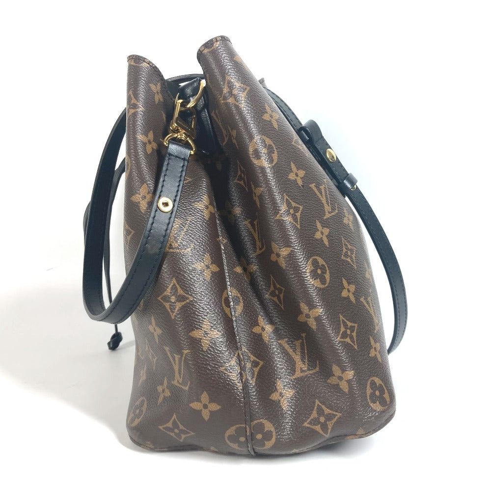 LOUIS VUITTON Shoulder Bag M44020 Monogram canvas black Monogram Neonoe Women