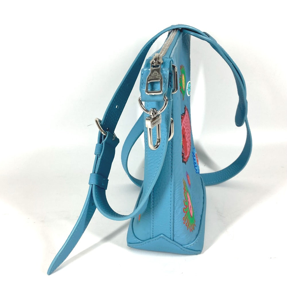 LOUIS VUITTON Shoulder Bag M21716 Taurillon Clemence Leather blue LVxYK Monogram Taurillon Clemence Hobo Cruiser unisex(Unisex)