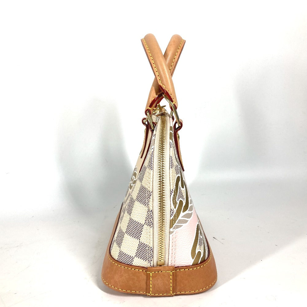 LOUIS VUITTON Handbag N40472 Damier Azur Canvas white Damier Azur Nautical Collection Alma BB Women