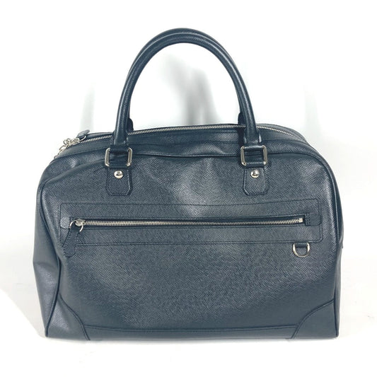 LOUIS VUITTON Boston Duffel bag M31152 Taiga Leather black Taiga Stanislav unisex(Unisex)