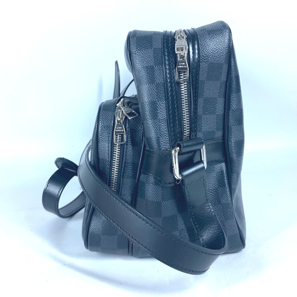 LOUIS VUITTON Shoulder Bag N45252 Damier Grafitto Canvas black Damier Grafitte Io mens(Unisex)