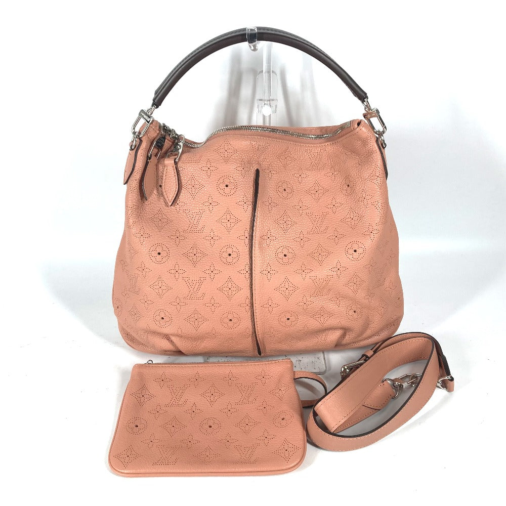 LOUIS VUITTON Shoulder Bag M94276 monogram mahina leather pink Monogram Mahina Serene PM