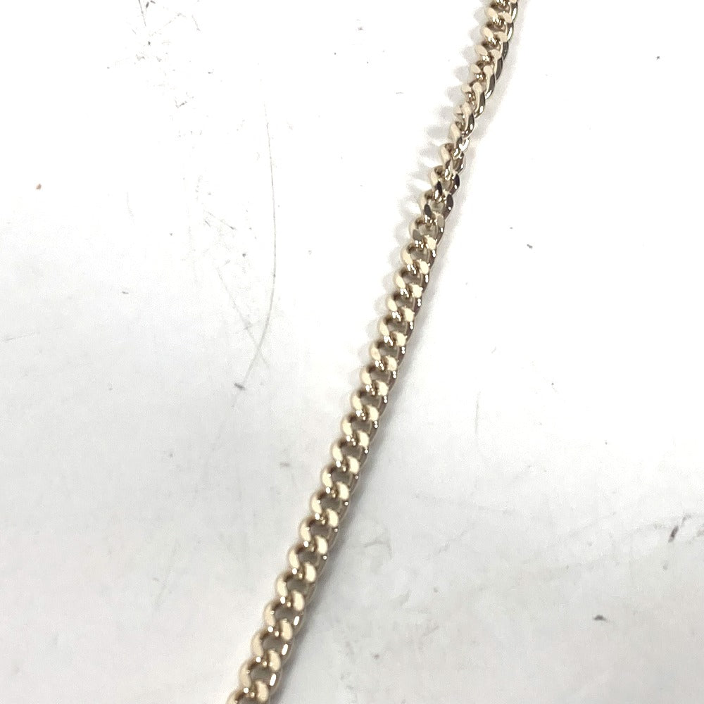 CHANEL Necklace metal gold 22C CC COCO Mark Rhinestone Lipstick Women