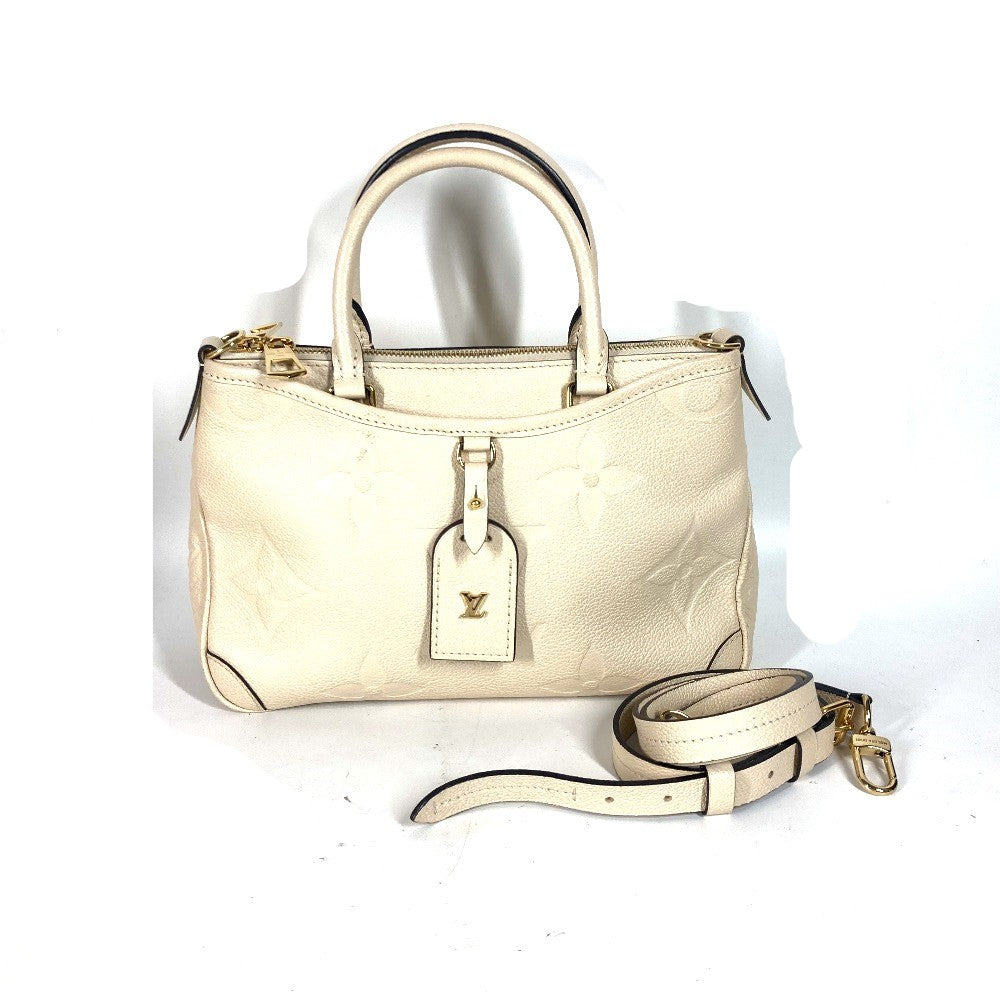 LOUIS VUITTON Shoulder Bag M46503 Monogram Ann Platt Leather white Monogram Ann Platt Trianon PM