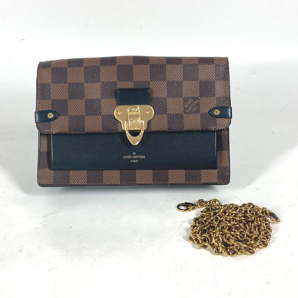 LOUIS VUITTON Long Wallet Purse N60221 Damier canvas Brown Damier Portefeuilleï¿½EVavinChain Women