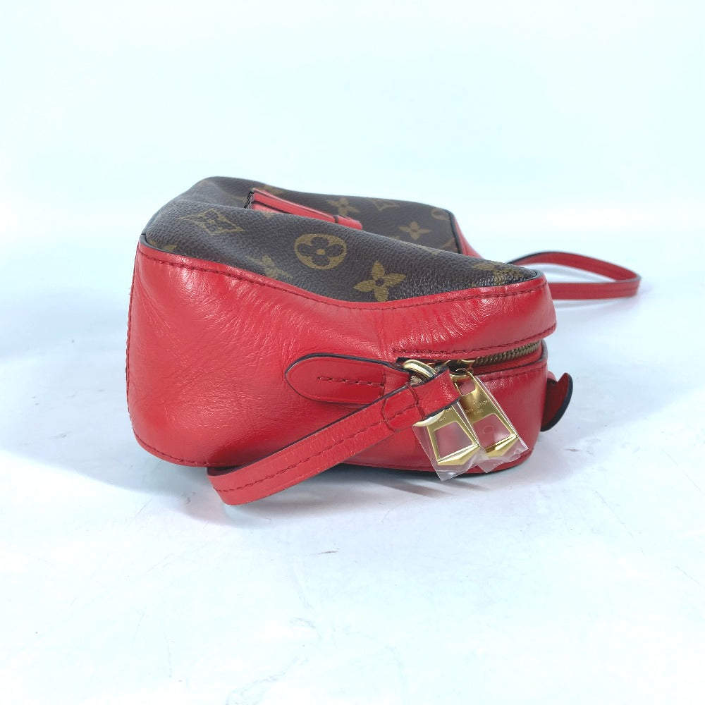 LOUIS VUITTON Shoulder Bag M43556 Monogram canvas Red Monogram Saintonge Women