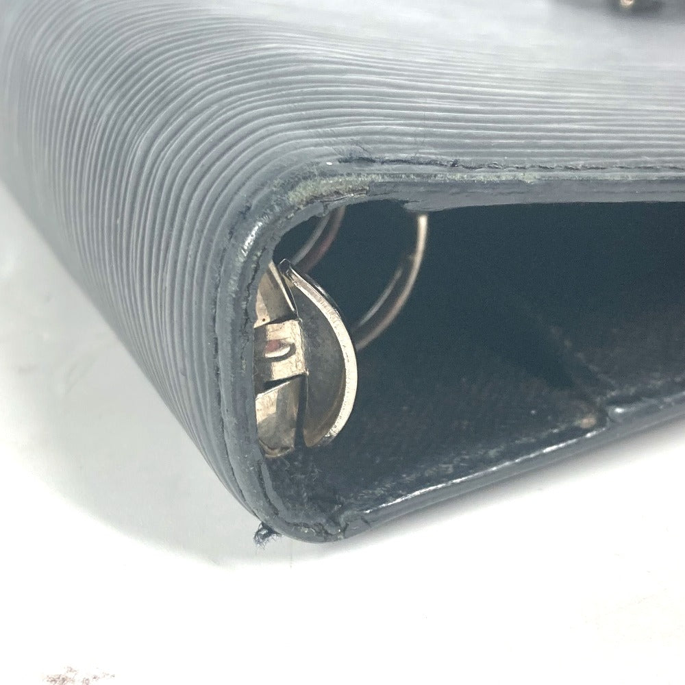 LOUIS VUITTON Notebook cover R20042 Epi Leather black Epi Agenda MM mens
