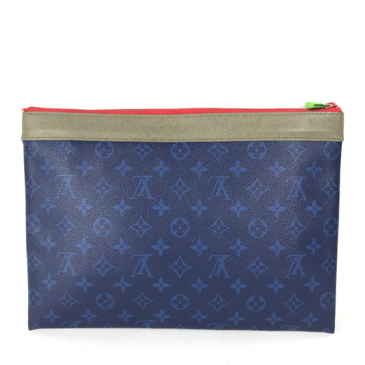 LOUIS VUITTON Clutch bag M63047 Monogram canvas blue Monogram Pacific Pochette Apollo