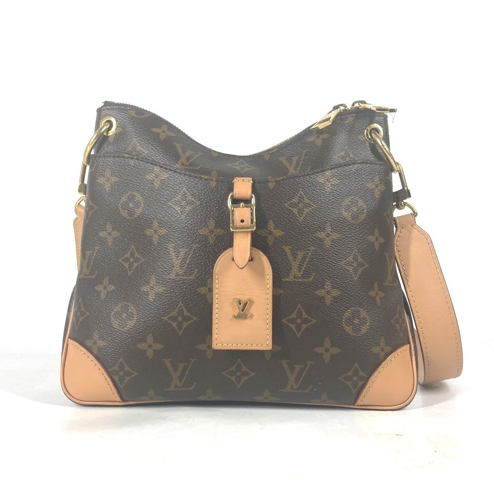 LOUIS VUITTON Shoulder Bag M45354 Monogram canvas Brown Monogram Odeon NM PM Women