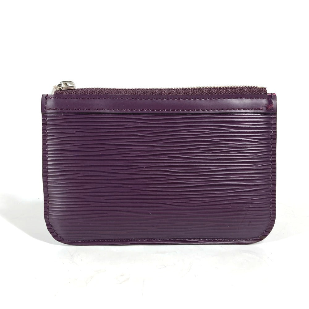LOUIS VUITTON Coin case M6660K Epi Leather purple Epi Pochette Cle NM