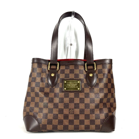 LOUIS VUITTON Tote Bag N51205 Damier canvas Brown Damier HamsteadPM